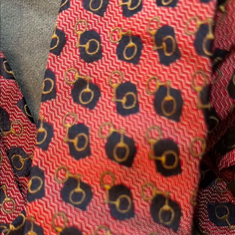 Vintage Gucci Horsebit Tie likely from 1980s-1990s - Picture 3 of 5